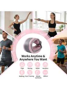 2pcs Exercise Equipment Adjustable Ankle Weights Wrist Weights Set Soft Weighted Ankle Straps For Fitness Walking Running Gym Workout Training Strength Exercise Equipment - Multicolor - View 2