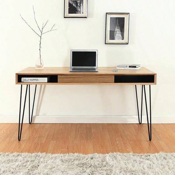 Set Of 4 Table Legs – With Two Rods – Height 41 Cm – Suitable For Coffee Tables – Easy To Clean – Black
