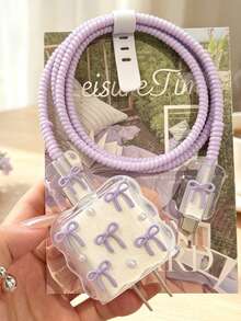 Purple Small Ribbon Pearl