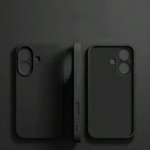 VRNOEI 純黑色啞光材質新款鏡頭保護手機殼，相容 iPhone 16、15、11、14、13、12、17 Pro Max，適用於 iPhone 17 Air、16、14、15 Plus 機型，防摔背蓋，生日禮物，春季派對 - 黑色 - 查看 35