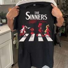 THE SINNERS  Unisex T Shirt Gift For Fan S-5XL - 黑色 - 查看 1