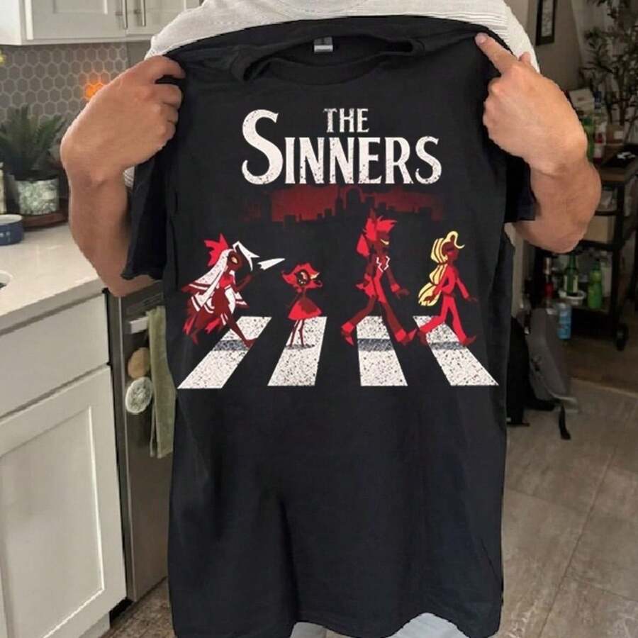 THE SINNERS Unisex T Shirt Gift For Fan S-5XL - 黑色 - 查看 1