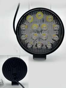 GLANBERT 4.5 吋 LED 圓形燈條 9-30V 外置燈，點狀駕駛燈模組，適用於船隻、ATV、SUV、卡車、獵人、摩托車保桿/車頂/霧燈 - 黑色 - 查看 14