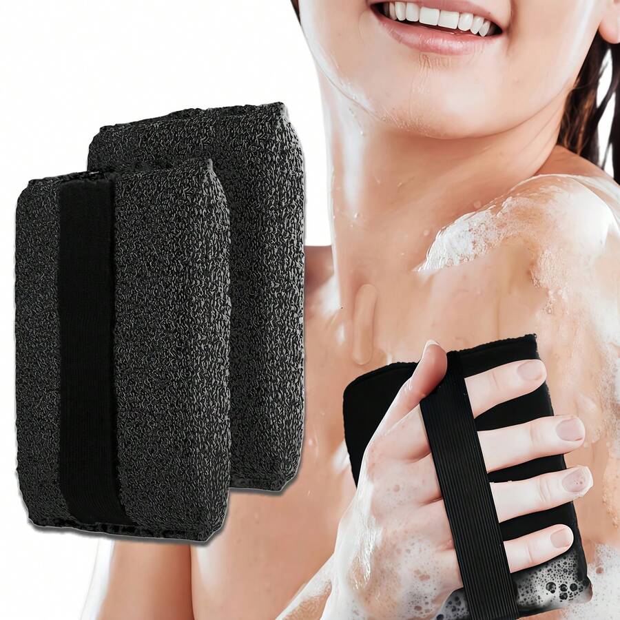 Deep Exfoliating Bath Sponge (Random) – Coarse Body Exfoliating Sponge For Removing Dead Skin, Double-Sided Body Scrub Buffer, Unisex Shower Bath Scrubber - Square Bath Sponge - View 1
