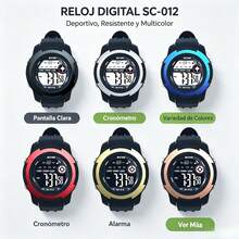 Couple Digital Watches - Black and White - View 3