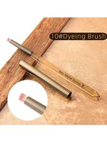 Amber Clear Handle Nail Art Brush Set Professional UV Gel Painting Liner Gradients Brushes Acrylic Manicure Tool With Caps - Ginger - View 14