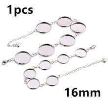 1 Piece 12-20mm Inner Size Crafts Stainless Steel Bangle Bracelet Cabochons Blank Base Tray Setting DIY Jewelry Making Accessories - Bracelet Display Stand - View 25