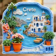 Crete Stone-Framed Blue Domes And Whitewashed Walls Over The Aegean Where The Quiet Pup On The Cliffside Makes It A Home Keepsake For All Metal Surfaces Throughout The Home - A - View 1