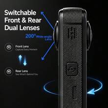 CKGO 4K HD Panoramic Action Camera, 200° Ultra-Wide Angle Dual Front And Rear Lenses, Includes 32GB Memory Card And Full Accessory Kit, Suitable For Daily Vlog Shooting And Video Recording, Ideal Holiday Gift - View 6