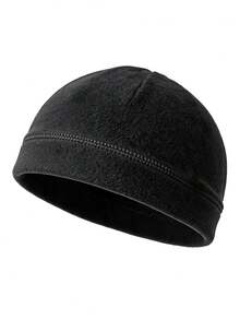 Musion 1 buah Topi Musim Dingin Bahan Fleece, Topi Rajut Hangat untuk Helm, Penutup Kepala Lembut Tahan Angin untuk Berkendara Motor, Lari, dan Olahraga Luar Ruangan - MultiWarna - View 13