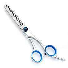 Dog Grooming Scissors 6'' Stainless Pet Hairdressing Scissors Kit Straight Shears Thinning Shears Silver Curved Shears - View 10