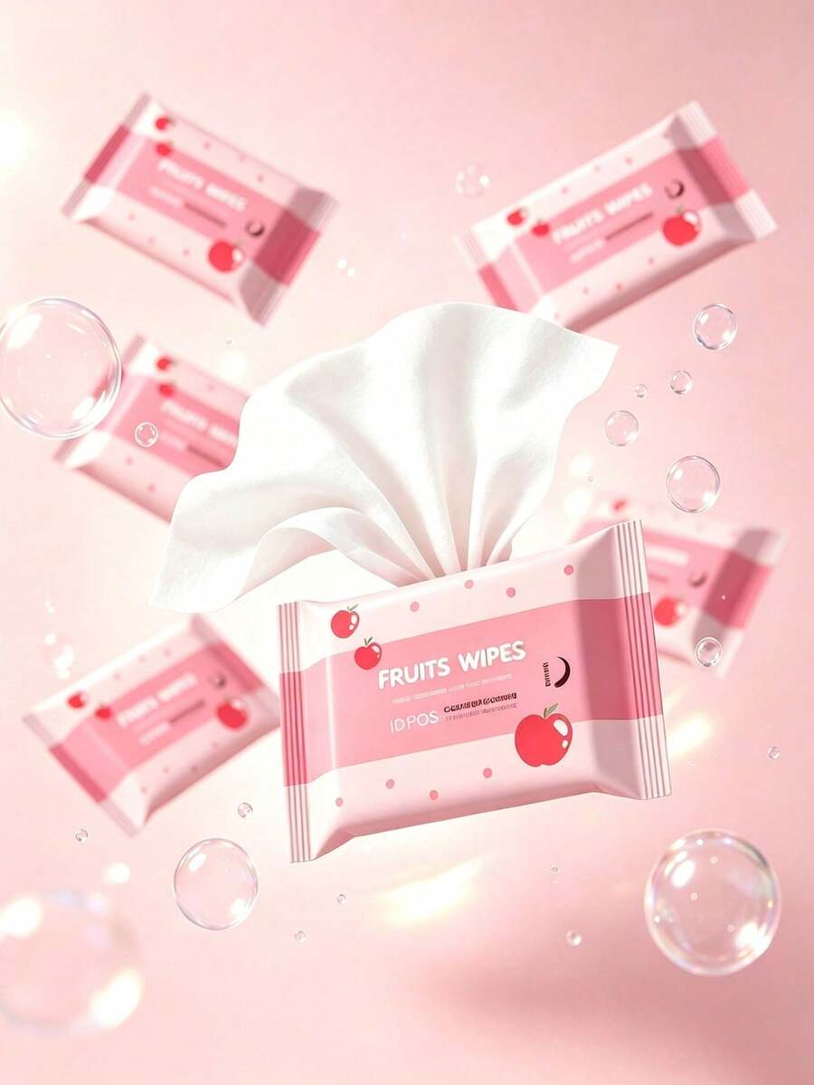 1pc Mini, Portable, Nonwoven Fabric Wet Wipes ,Suitable For Daily Cleaning(Used For Item Cleaning, Not For Body Part Cleaning) - Multicolor - View 1