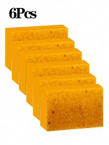 1/3/6pcs Turmeric Ginger Granule Cold Process Handmade Soap, Lemon Scented Cleansing Soap, Gentle Face And Body Wash Soap, Suitable For Daily Home Use - Lemon - View 9