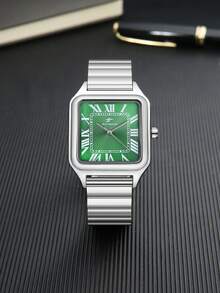RICECGO A Stylish Men's Watch In A Retro, Classic Design-Perfect For Daily Commutes, Gift-Giving, And Business Meetings. An Ideal Gift. - Silver - View 10