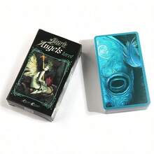 Dark Angels Tarot Cards Mysterious Tarot Cards Fortune Telling Game Cards Party Gathering Game - Black - View 2