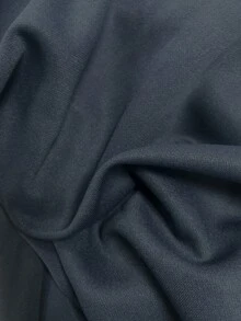 GEMCHO Women's Loose Drop Shoulder Zip-Up Hoodie With Drawstring And Pockets, Comfortable For Outdoor And Sports, Autumn/Winter Style - Navy Blue - View 6