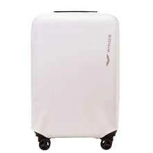 W WINGS 3 Piece Luggage Set 20", 24", 28" | Polypropylene Hard Shell Suitcases, Combination Lock, Telescopic Handle, 360° Double Wheels - Beżowy - View 8