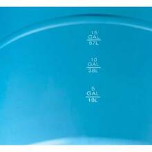 55 Gallon Plastic Drum Stackable Industrial Storage Barrel Heavy Duty Liquid Storage Container With Leakproof Lid Blue - 1 - View 5