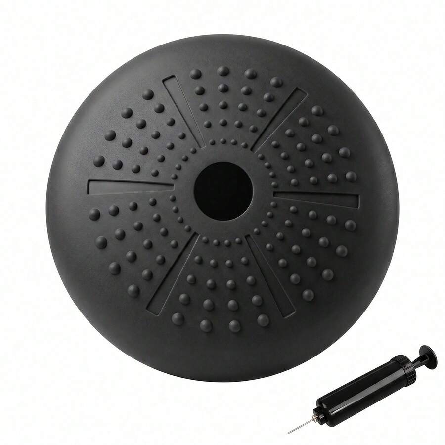 Non Slip Inflatable Balance Cushion Massage Dots Balance Disc Yoga Training Equipment For Adults Dogs Fitness - Black - View 1