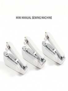 Portable Handheld Sewing Machine Set, Includes 1 Mini Portable Sewing Machine And 1 Free Gift - Suitable For Easy Home Sewing, Random Color - Sewing Machine - View 4