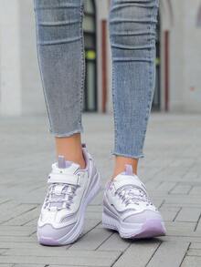 Girls' Roller Skate Shoes, 4-Wheel Skates, Small 4-Wheel Roller Shoes, Skateboard, Girls' Ice Skates, Wearable All Season - Purple - View 9