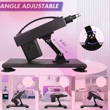 Sex Machine,Automatic Thrusting Dildo Machine With Suction Cup,Dildo Machine For Women With 8 Attachment Sex Toys Adult Sex Toy - US A Type Plug(110-127V) - View 9