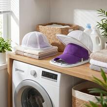 Baseball Cap Cleaning Rack, Laundry Bag Rack, Mesh Hat Washing Machine, Gentle Cleaning Device, Durable Hat Washing Cage With Drying Rack, Suitable For Machines - Multiple Styles - View 5