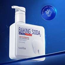 SADOER 1 Botol Pasta Gigi Probiotik Baking Soda, Pembersih Gigi Mendalam, Pemutih dan Pencerah Gigi 300g - Mint - View 3