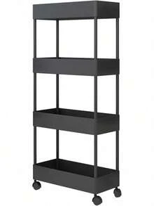 Portable Shopping Carts - Black - View 1