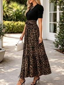 Women Long Dresses - Black - View 4