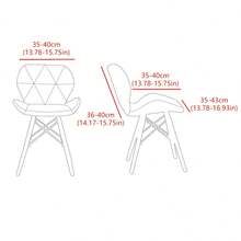1pc Elastic Fleece Butterfly Chair Cover, Removable And Washable Furniture Chair Slipcover, Suitable For Dining Room, Kitchen, Home, Party Decoration - Seat Cover - View 3