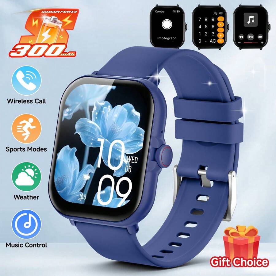 Children's Smart Watch: Bluetooth Calling And Music Playback, Low Power Consumption Chip With Long Standby, Flashlight Function, Minimalist High-Definition Sports Watch, Suitable For Boys And Girls - Multicolor - View 1