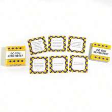 Card Board Game For Couples Party Gathering Do You Remember - Yellow - View 5