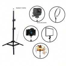 Adjustable Projector Tripod Stand For HY300/ YG300-50/ 110/ 160Cm Adjustable Height, Sturdy Connectors, Portable Floor Tripod For Projectors & Cameras | Gift For Christmas, Thanksgiving & Birthdays - View 6