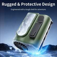 7000mAh Large Battery With Cooling Function LED Display Light Multifunctional Waist Fan - Waist Fan - View 3
