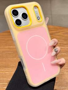 Casing Ponsel Lanyard Magnetik 2-in-1 Warna Permen yang Kompatibel dengan iPhone 18 Pro Max 18 Pro 17 Pro Max 17 Pro 17 16 Pro Max 16 Pro 16 15 Pro Max 15 Pro 15 14 Pro Max 14 Pro 14 13 Pro Max 13 Pro 13 Penutup Silikon Lembut untuk Pengisian Daya Nirkabel Pelindung Ponsel yang Dapat Dilepas - kuning pucat - View 2