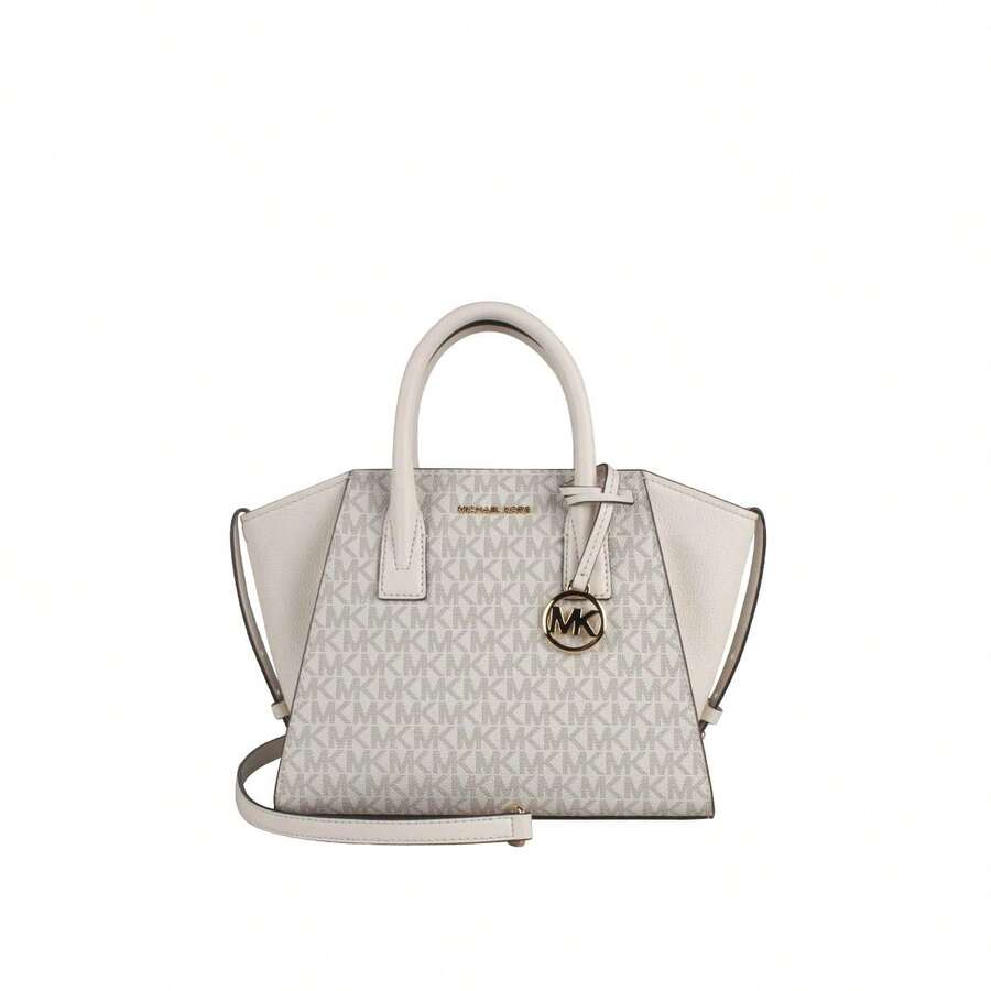 Michael Kors Avril Vintage Lady 肩背斜跨手提包 - 香草色印花/奶油色35F4G4VS1B LT CRM MULTI - 查看 1