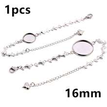 1 Piece 12-20mm Inner Size Crafts Stainless Steel Bangle Bracelet Cabochons Blank Base Tray Setting DIY Jewelry Making Accessories - Bracelet Display Stand - View 38