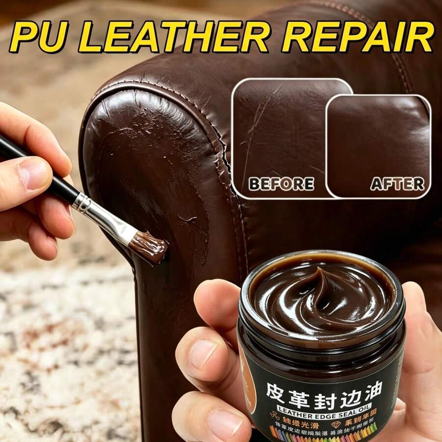 Leather Repair Agent Can Repair Cracks, Holes And Tears On Furniture, Shoes And Handbags