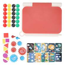 LCD Drawing And Writing Tablet For Kids: Drawing And Painting Toys. Multifunctional Tablet For Drawing And Playing With A Color LCD Screen; Includes Fun Cartoon Puzzles; Suitable For Children. - Multicolor - View 2