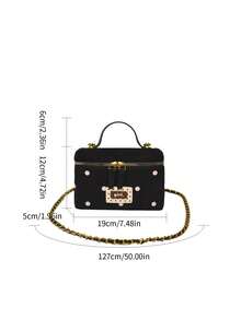 Women Top Handle Bags - Black - View 3