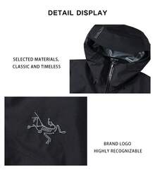 Arc'Teryx Men's Windbreaker X000010552 - Black X000010552-black - View 8