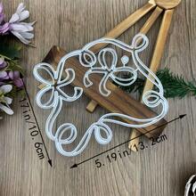 1pc Christmas Bow Metal Cutting Die, Suitable For Scrapbooking, Decorative Paper Card Making Materials And Embossing - Christmas - View 6