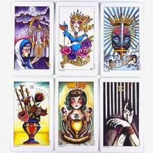 Tattoo Cards Tarot Cards Fortune-Telling Prophecy Oracle Cards Playing Cards Games - White - View 4