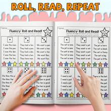 Sentence Construction And Reading Practice Workbook, Complete Missing Words Through Fun Activities, Color Pictures Guide Simple Sentence Making, Develop Reading Readiness And Vocabulary Recognition, Suitable For Home And School Interactive Learning - Alphabet Book - View 11