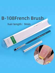 Professional Nail Art Brush Clear Blue Acrylic Handle Liner Drawing Painting Dotting Design Tool Kit For DIY Manicure - Baby Blue - View 18