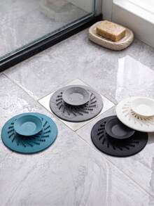 5pcs Bathroom Floor Drain Silicone Drain Plug, Multi-Functional Floor Drain, Suitable For Bathroom Sink, Bathtub And Kitchen Drain, Effectively Clear Hair, Grease And Other Blockages 1/3/5pcs - Multicolor - View 6