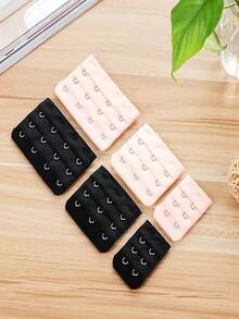 3pcs/Set Elastic Bra Extender Clips, Bra Extension Clips, 2/3/4 Hooks, Adjustable Back Clips, Bra Extender Clips With Rope - A - View 5