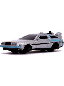 Jada Toys Nano Holly-Wood Rides Back To The Future Time Machine Die-Cast Vehicle Collection, Classic DeLorean Mini Metal Car Set, Official Movie Licensed Replica Model For Sci-Fi Fans, Film Collectors And Display Enthusiasts - Multicolor - View 4
