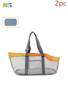 RUSHICHONGWU RU SHI CHONG WU Portable Mesh Pet Carrier Bag With Cooling Pad, Breathable Soft Edge Pet Travel Tote, Suitable For Small Dogs And Cats, Outdoor Walking, Shopping, Vet Visits - Multicolor - View 7